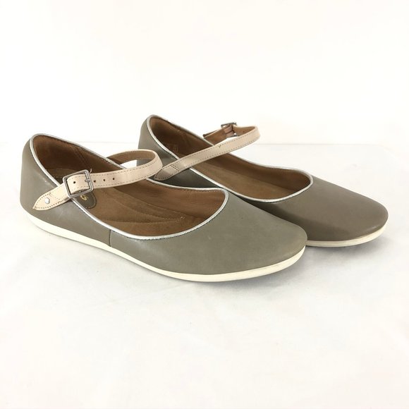 clarks ankle strap flats